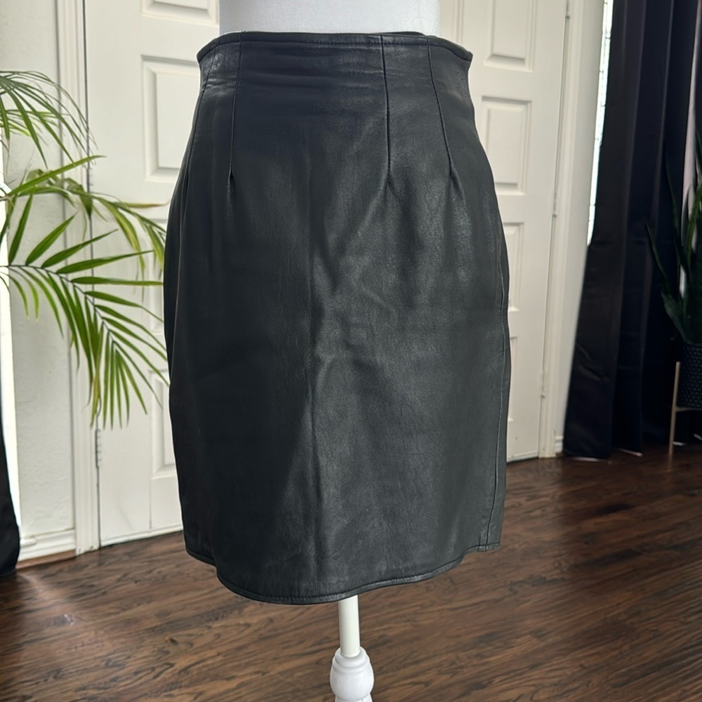 Vintage-ish Leather Miniskirt
